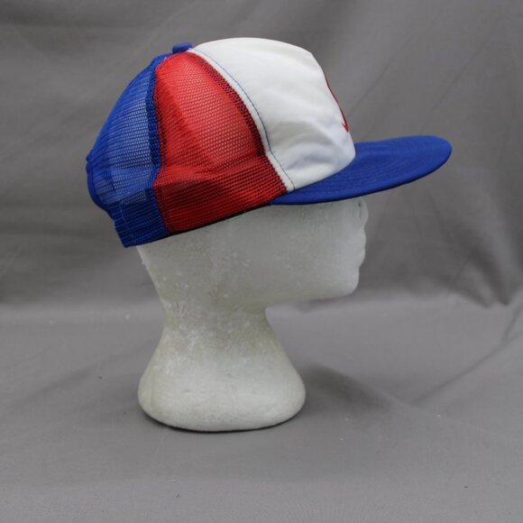Indianapolis Indians Hat (VTG) - Tri Colour Trucker Hat by New Era - Snapback - Picture 6 of 8